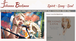 Desktop Screenshot of johannasings.com